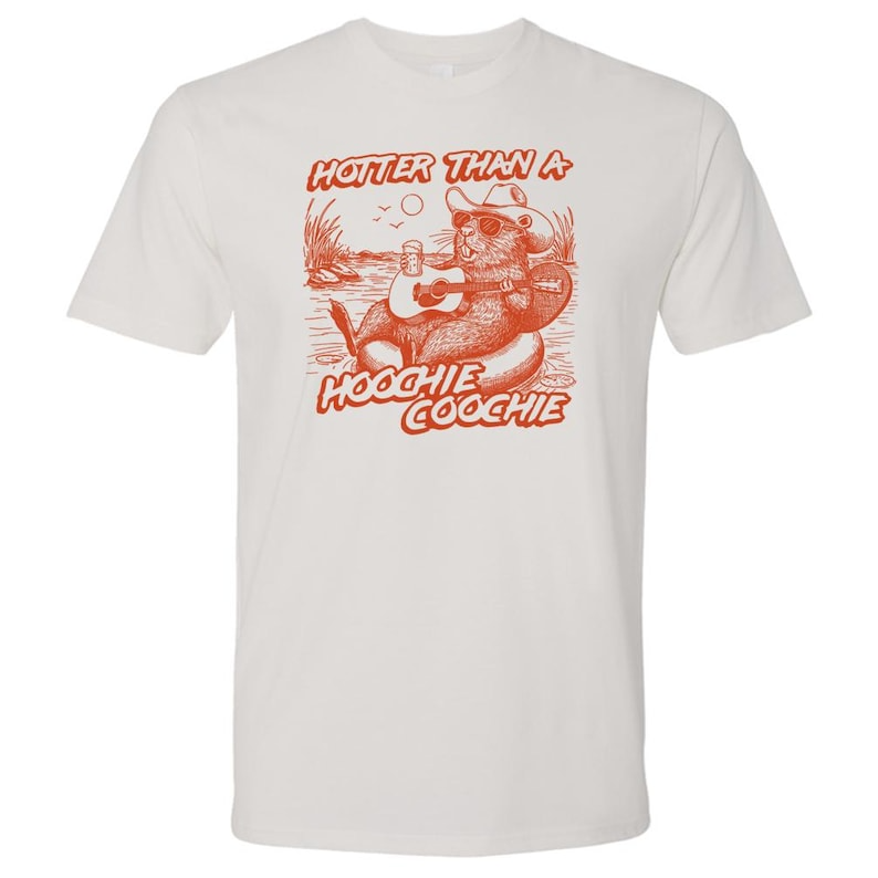 Hotter Than A Hoochie Coochie Tshirt Hoochie Coochie T-Shirt Funny Coochie TShirt Funny Meme Shirt