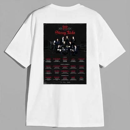 Stray Kids Shirt, Stray Kids Dominate World Tour Shirt, SKZ Merch