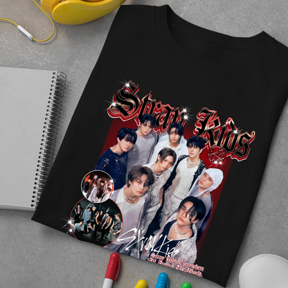 Vintage 90s Stray Kids Tour T-Shirt, Stray Kids Shirt, SKZ Merch Shirt