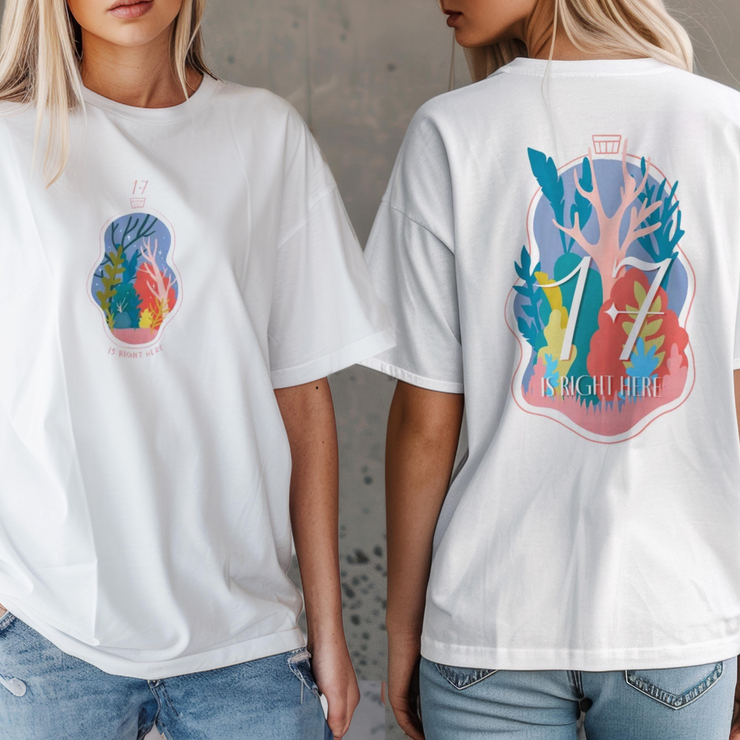 Graphic Seventeen Right Here World Tour Shirt, Seventeen Kpop Shirt