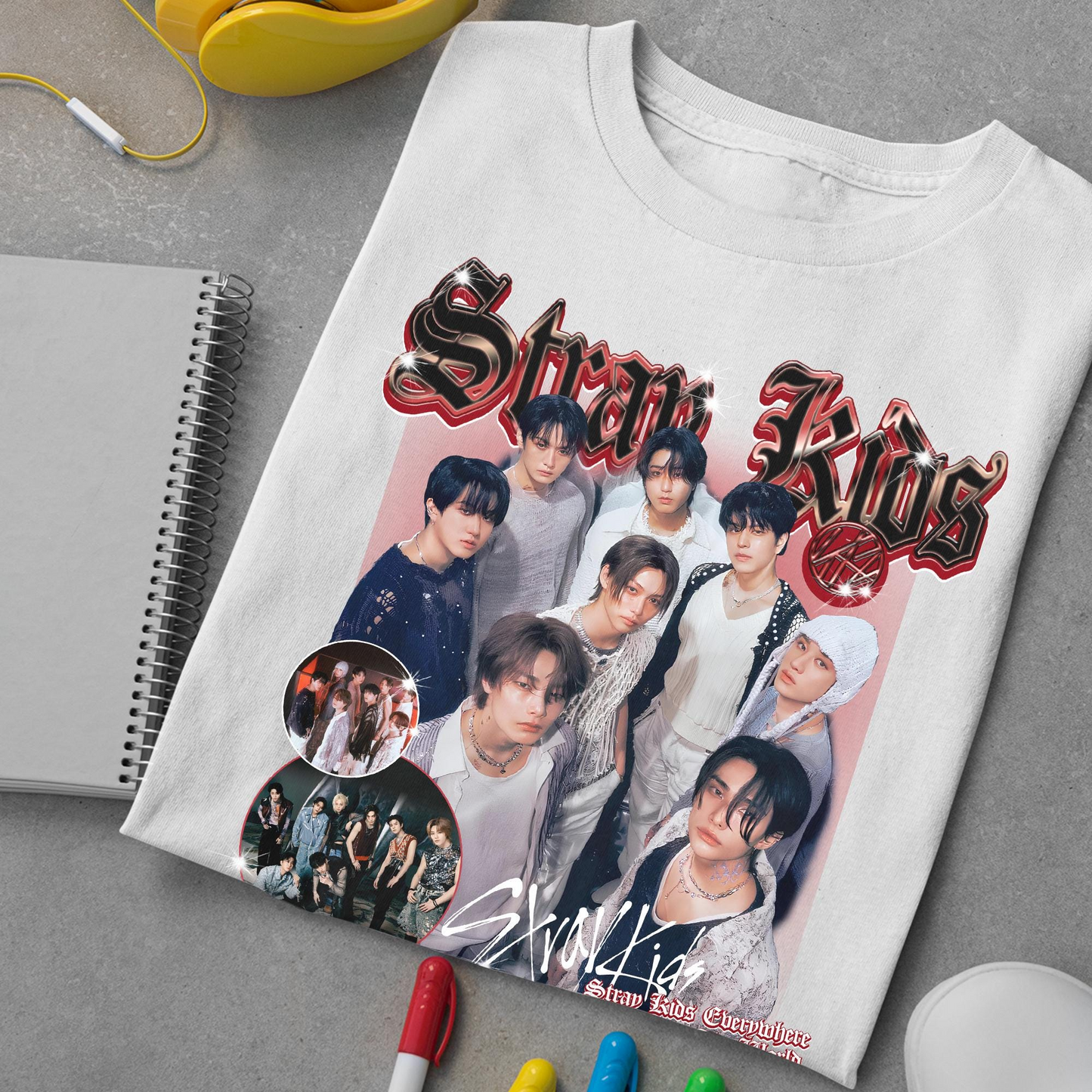 Vintage 90s Stray Kids Tour T-Shirt, Stray Kids Shirt, SKZ Merch Shirt