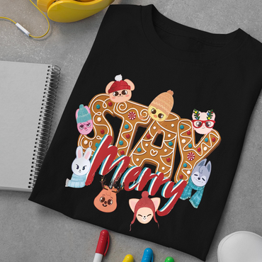 Cute Stray Kids Christmas Shirt, Skzoo Xmas Shirt, Stray Kids Shirt