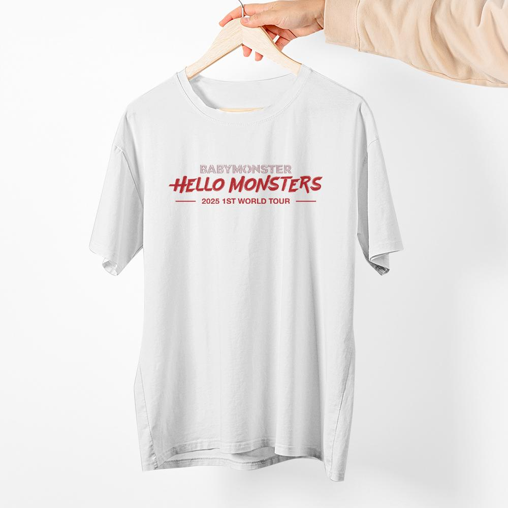Babymonster Tour T-Shirt, Hello Monsters 1st World Tour Shirt, Babymonster Shirt
