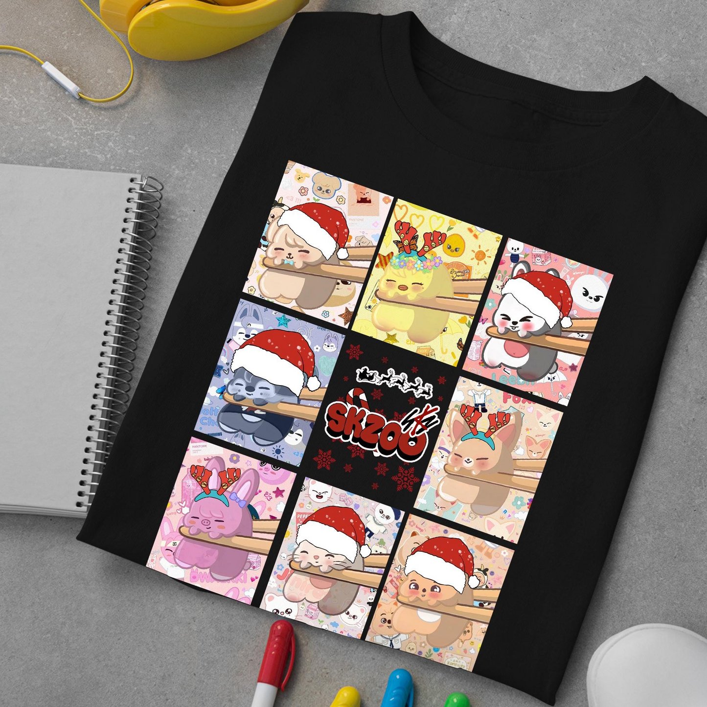 Cute Skzoo Christmas Shirt, Stray Kids Shirt, Stray Kids Xmas Shirt