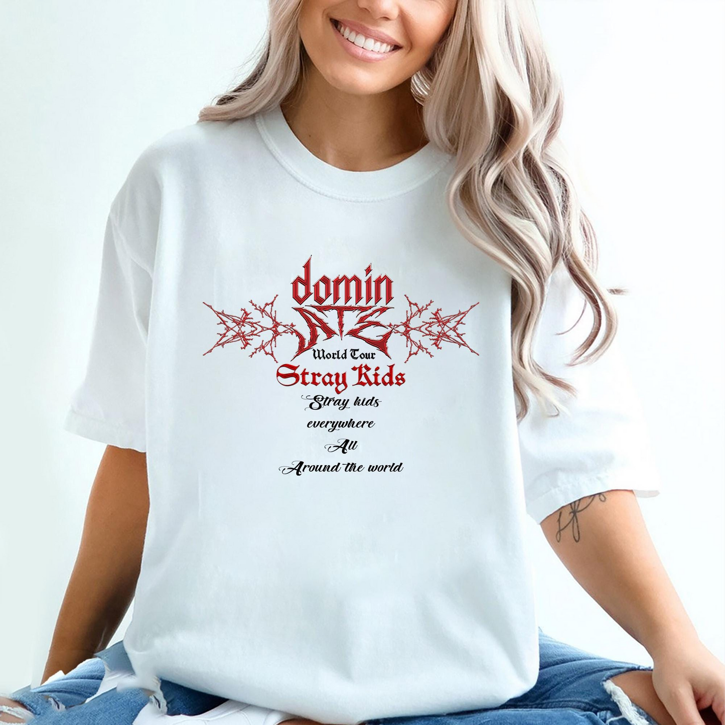 Stray Kids dominATE World Tour Shirt, Stray Kids Shirt, SKZ Merch