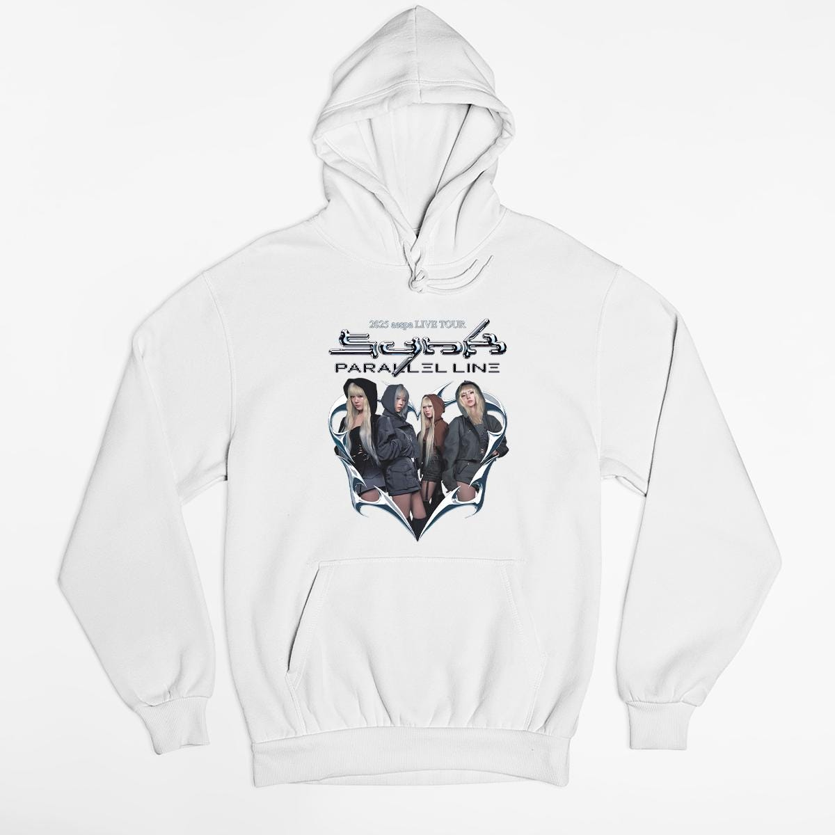 Aespa Tour Hoodie, AESPA Synk Parallel Line Tour Hoodie