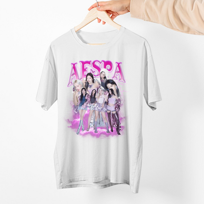AESPA Synk Parallel Line Tour T-Shirt, Aespa Kpop Shirt, Aespa Shirt