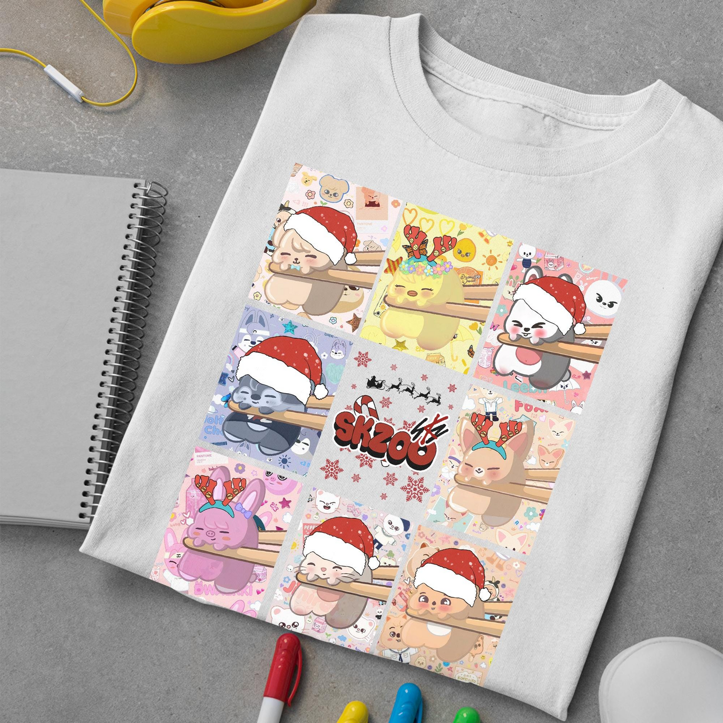 Cute Skzoo Christmas Shirt, Stray Kids Shirt, Stray Kids Xmas Shirt