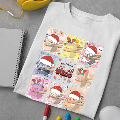 Cute Skzoo Christmas Shirt, Stray Kids Shirt, Stray Kids Xmas Shirt