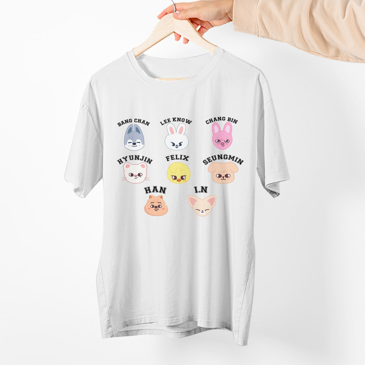 Cute Stray Kids Members Shirt, Skzoo Shirt, Stray Kids Shirt, SKZ Merch, Stray Kids World Tour Shirt
