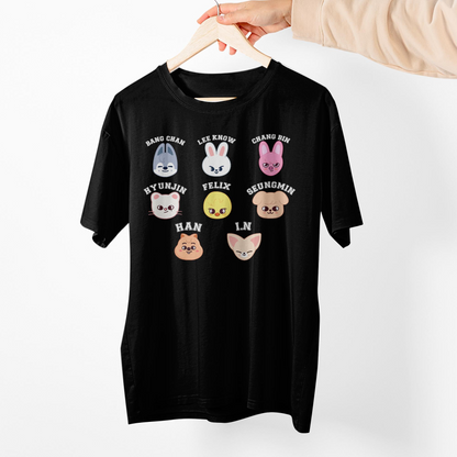 Cute Stray Kids Members Shirt, Skzoo Shirt, Stray Kids Shirt, SKZ Merch, Stray Kids World Tour Shirt