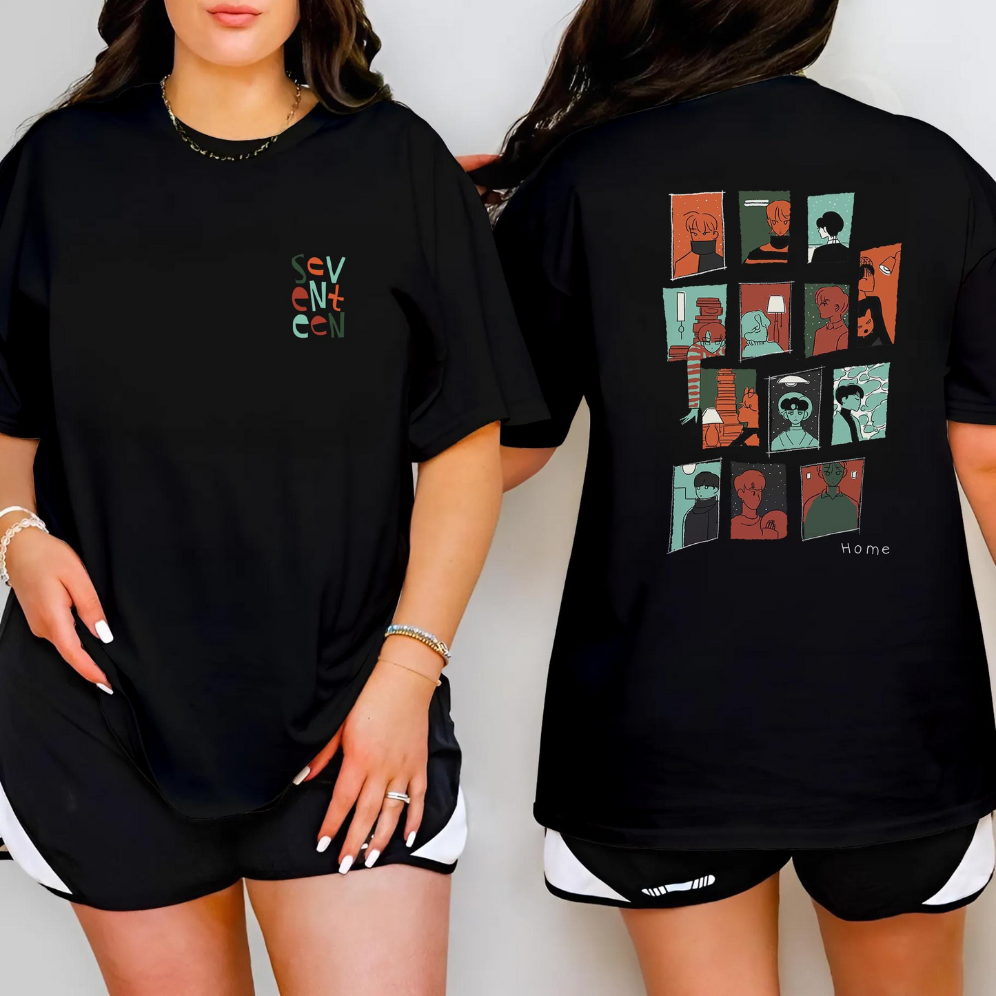 Graphic Seventeen Shirt, Seventeen Tour Shirt, Seventeen Kpop Shirt