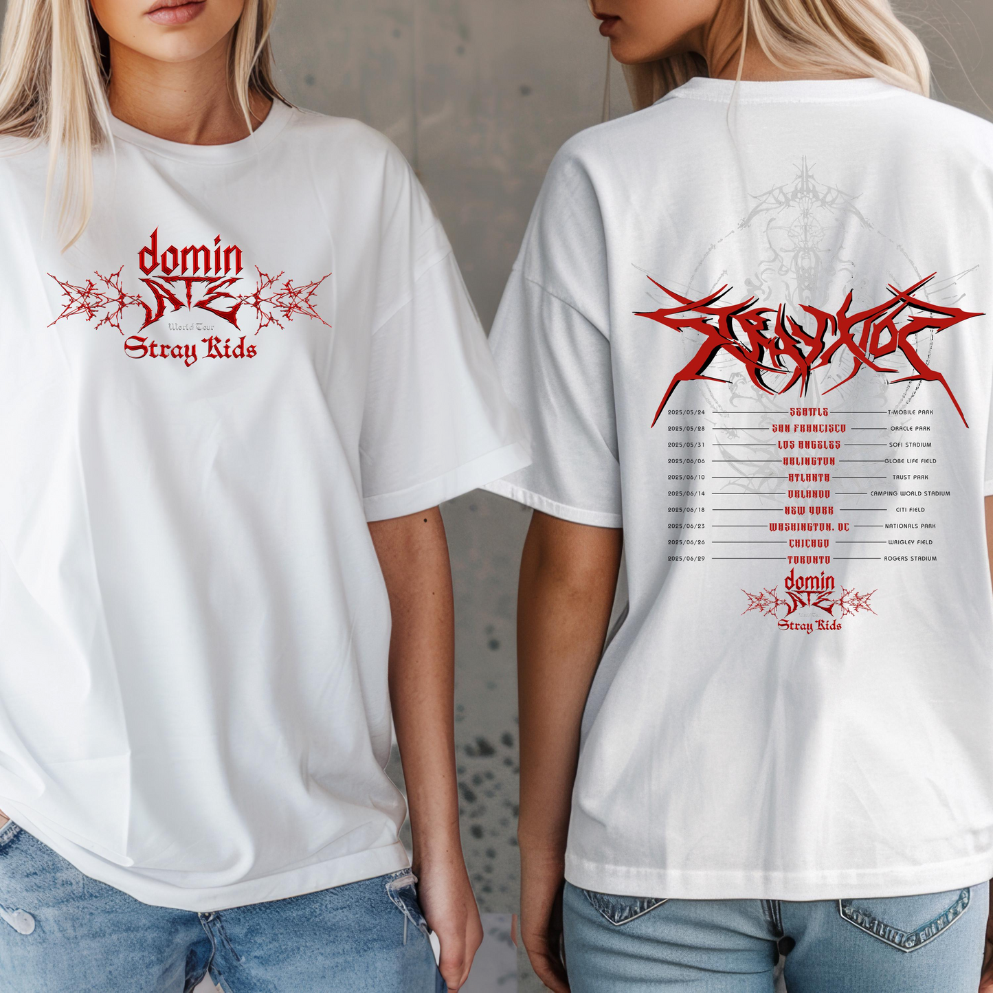 Stray Kids Shirt, Stray Kids DominATE World Tour US Shirt, SKZ Merch