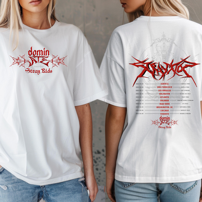 Stray Kids Shirt, Stray Kids DominATE World Tour US Shirt, SKZ Merch