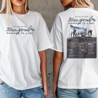 AESPA Synk Parallel Line Tour Shirt, Aespa Tour Shirt, Aespa Kpop Shirt