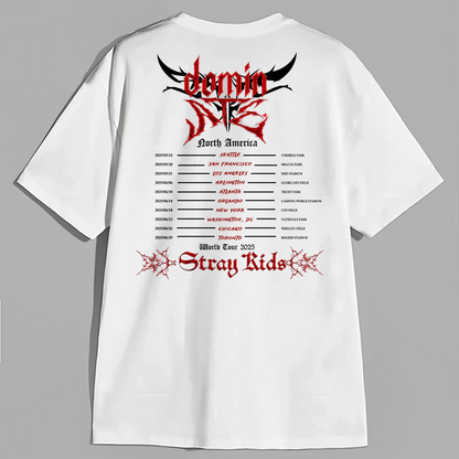 Stray Kids DominATE Tour North America T- Shirt, Stray Kids Shirt, SKZ Merch