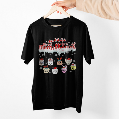 Merry SKZ Mas Shirt, Stray Kids Christmas Shirt, Kpop Christmas Shirt