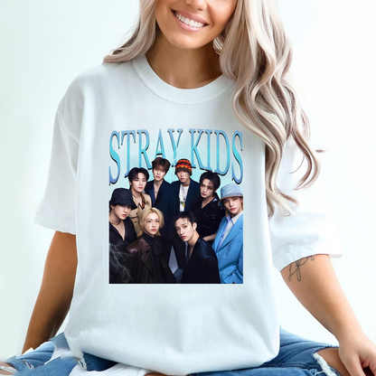 Vintage Stray Kids Bootleg Shirt, Stray Kids Tour Shirt, Skz Shirt
