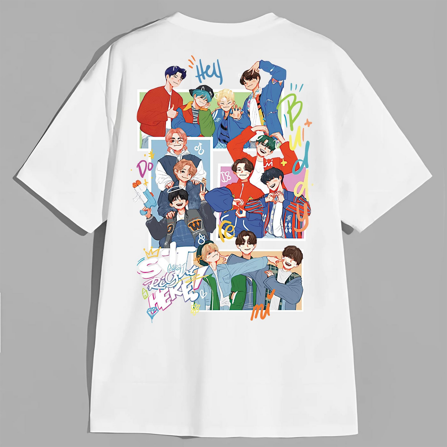 Cute Seventeen Right Here Shirt, Seventeen Shirt, Seventeen Kpop Shirt