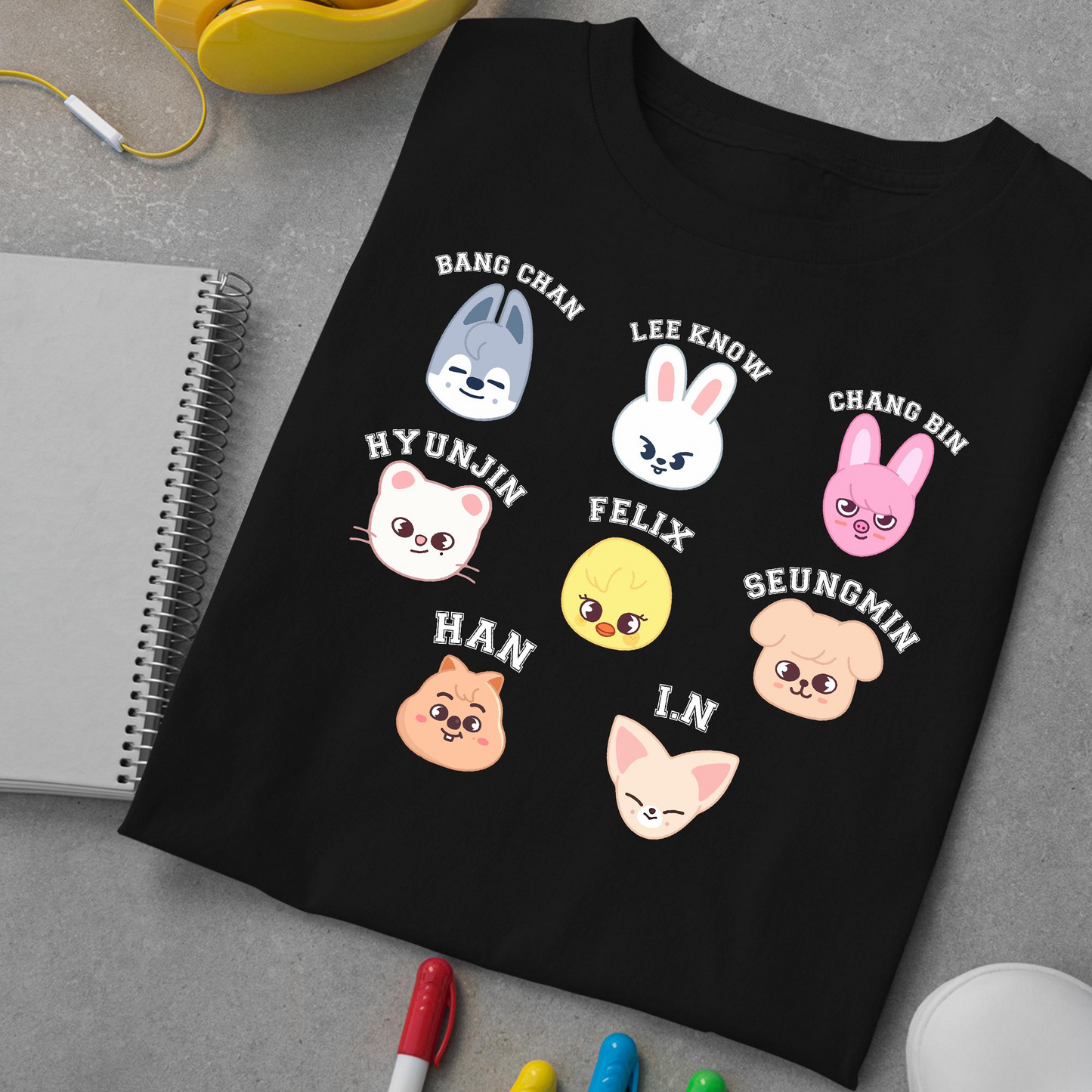 Cute Stray Kids Members Shirt, Skzoo Shirt, Stray Kids Shirt, SKZ Merch, Stray Kids World Tour Shirt