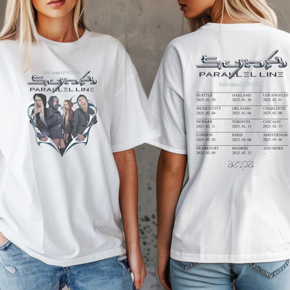 AESPA Synk Parallel Line Tour Shirt, Giselle Aespa Shirt, Aespa Merch