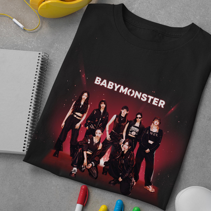 Graphic Babymonster Tour Shirt, Hello Monsters Tour Shirt, Babymonster Shirt