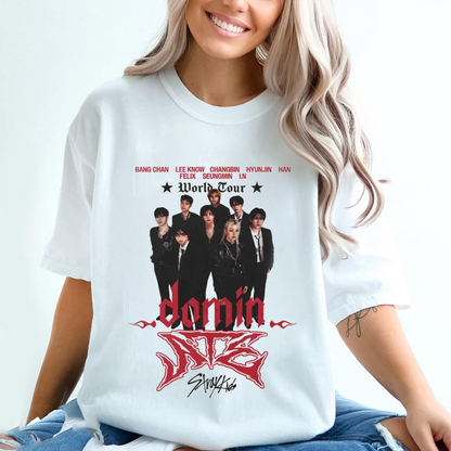 Stray Kids DominATE Tour Shirt, Stray Kids Shirt, SKZ Merch, Stray Kids Gifts, Skzoo Shirt, Skz Shirt, Kpop Shirt, Kpop Tee Kpop Gifts Shirt
