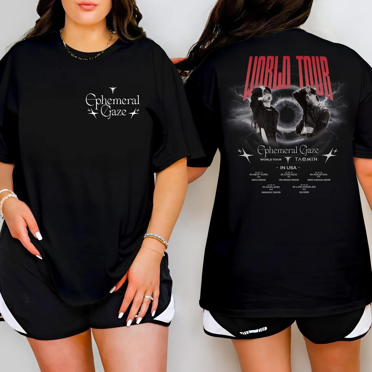 Taemin Ephemeral Gaze Tour Shirt, Taemin Tour Shirt, Kpop Tour 2025 Shirt