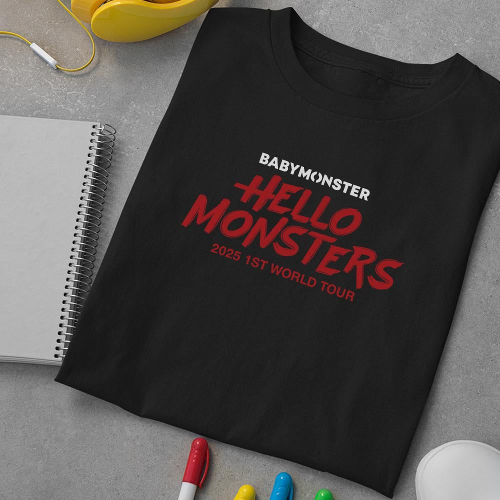 Kpop Babymonster Hello Monster World Tour Shirt, Babymonster Shirt