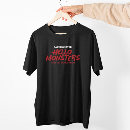 Kpop Babymonster Hello Monster World Tour Shirt, Babymonster Shirt