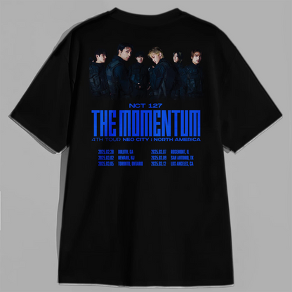 Graphic NCT 127 Shirt, NCT 127 The Momentum Tour Shirt, NCT 127 Merch