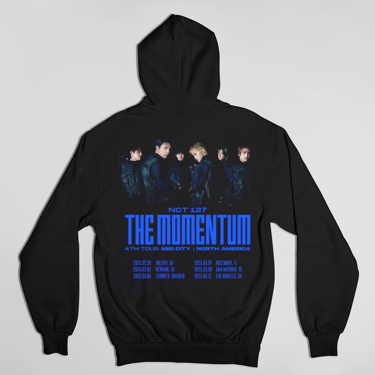 NCT 127 The Momentum Tour Hoodie, NCT 127 Hoodie, Nct 127 Merch