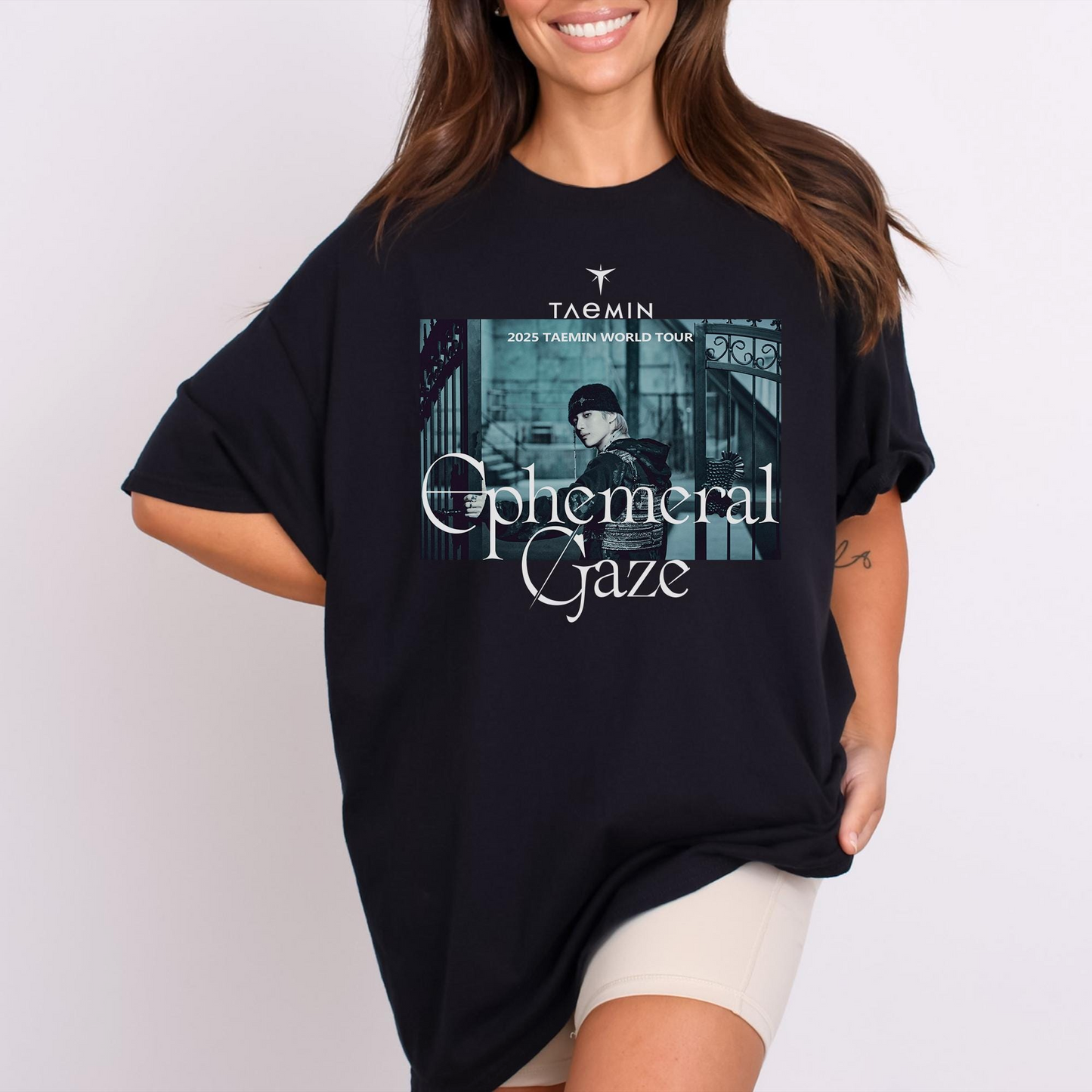 Taemin Ephemeral Gaze Tour Shirt, Shinee Teamin Shirt, Kpop Tour Shirt