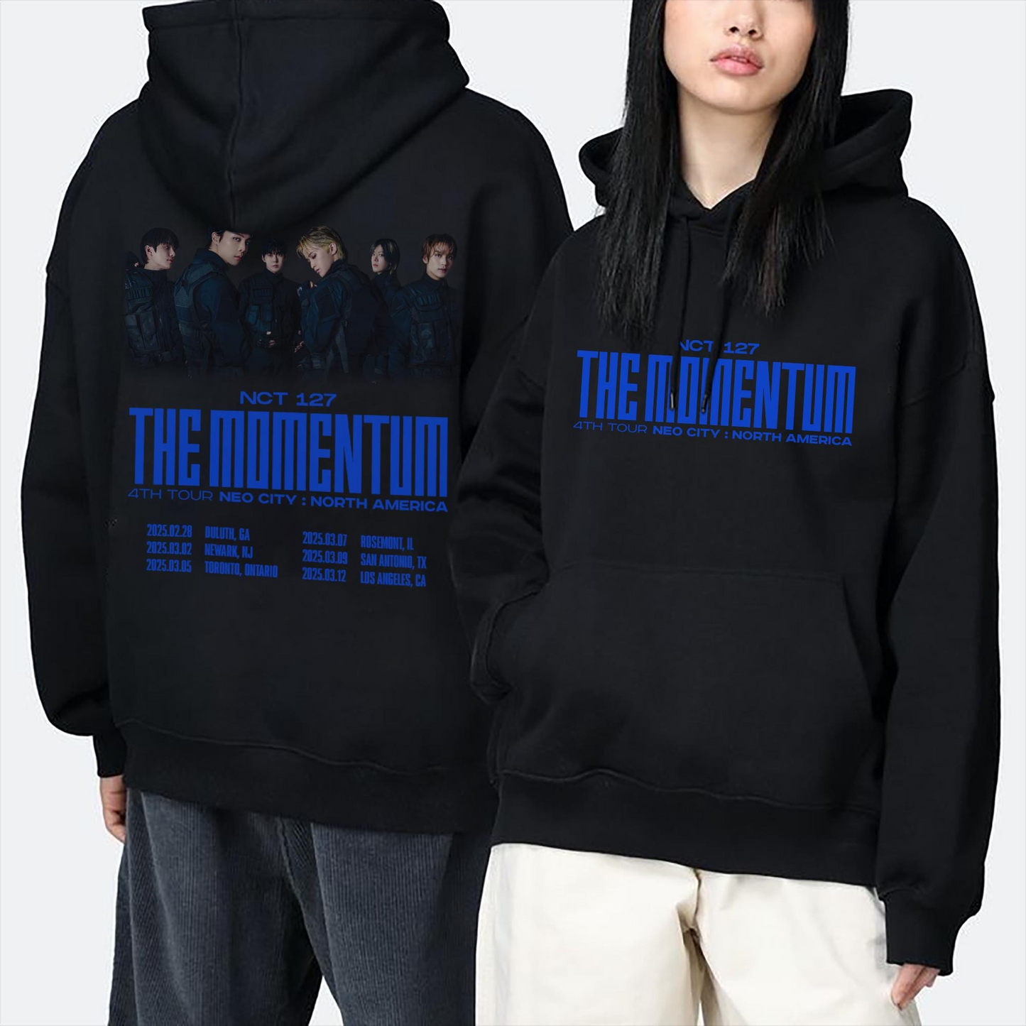 NCT 127 The Momentum Tour Hoodie, NCT 127 Hoodie, Nct 127 Merch