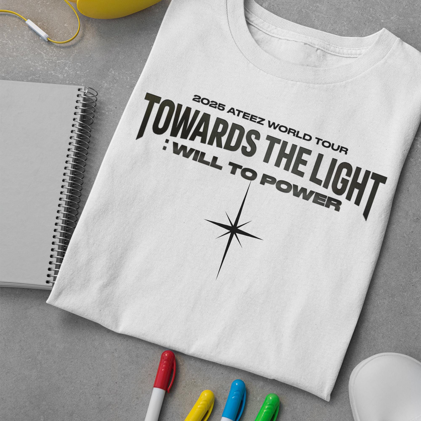 Ateez Towards The Light Shirt, Ateez Tour Shirt, Ateez Kpop Shirt