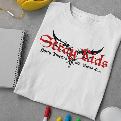 Stray Kids DominATE Tour North America T- Shirt, Stray Kids Shirt, SKZ Merch