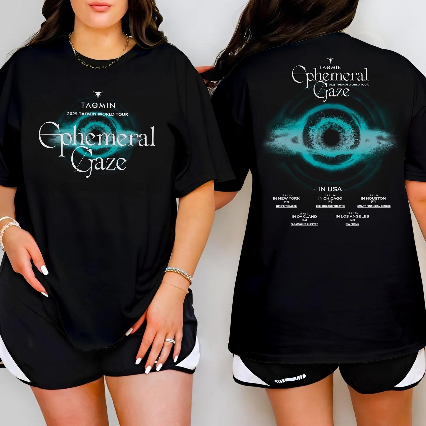 Taemin Ephemeral Gaze Tour Shirt, Taemin Merch, Shinee Teamin Shirt