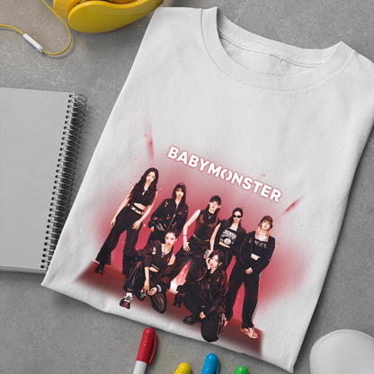 Graphic Babymonster Tour Shirt, Hello Monsters Tour Shirt, Babymonster Shirt