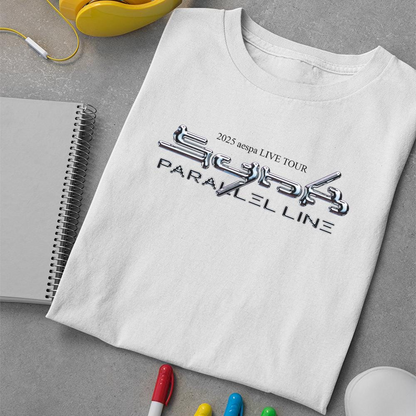 AESPA Synk Parallel Line Tour Shirt, Aespa Tour Shirt, Aespa Kpop Shirt
