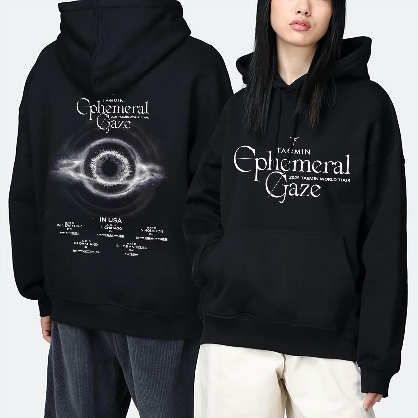 Ephemeral Gaze Taemin Tour Hoodie, Ephemeral Gaze Tour, Shinee Teamin Hoodie