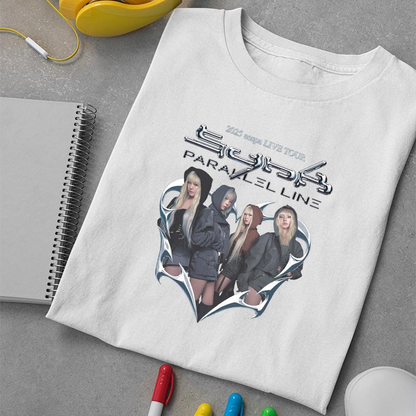 AESPA Synk Parallel Line Tour Shirt, Giselle Aespa Shirt, Aespa Merch