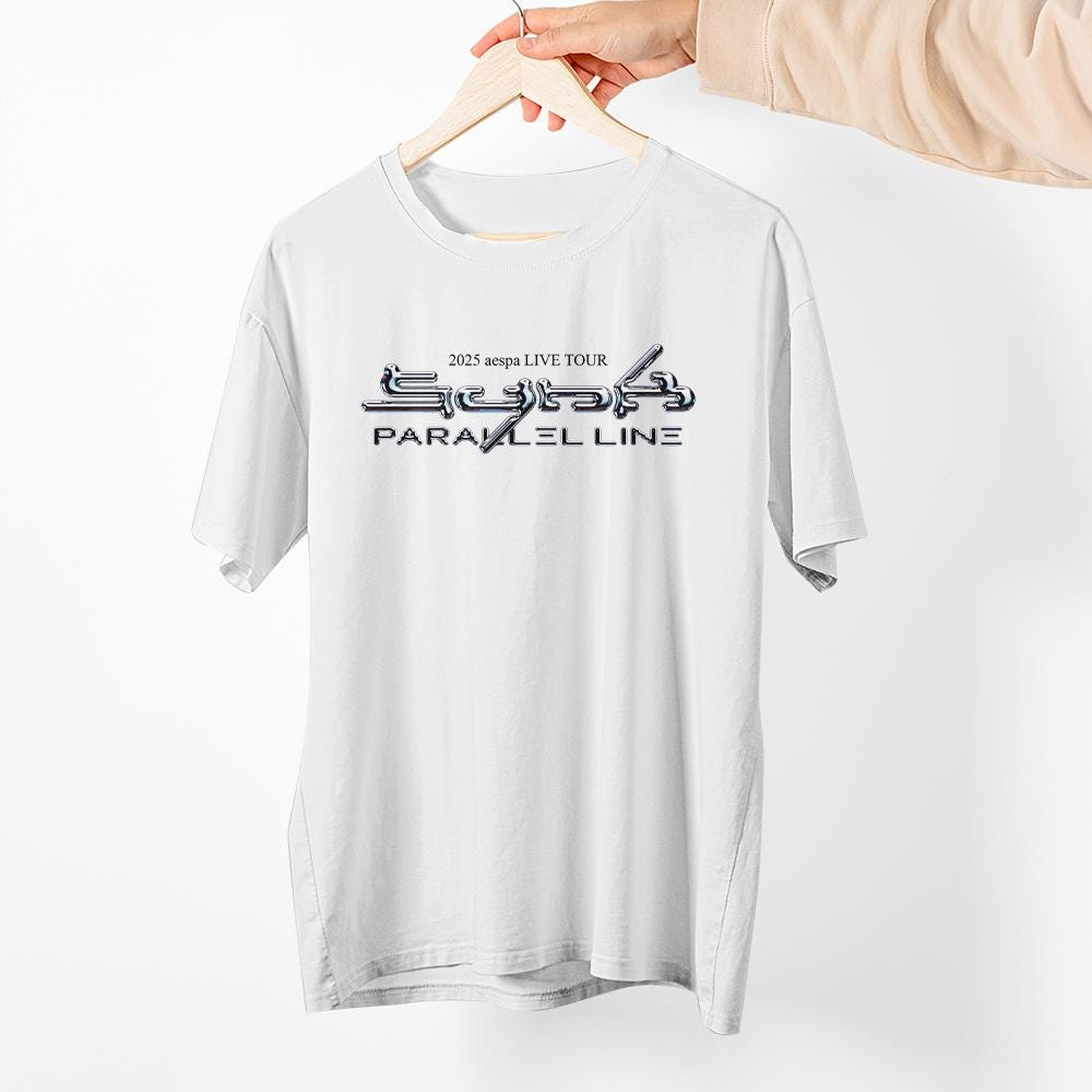 AESPA Synk Parallel Line Tour Shirt, Aespa Tour Shirt, Aespa Kpop Shirt