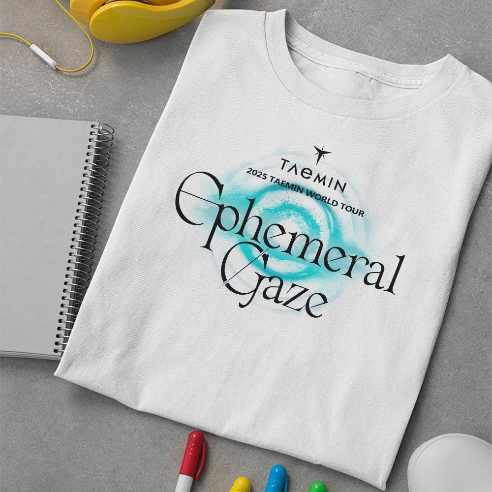 Taemin Ephemeral Gaze Tour Shirt, Taemin Merch, Shinee Teamin Shirt
