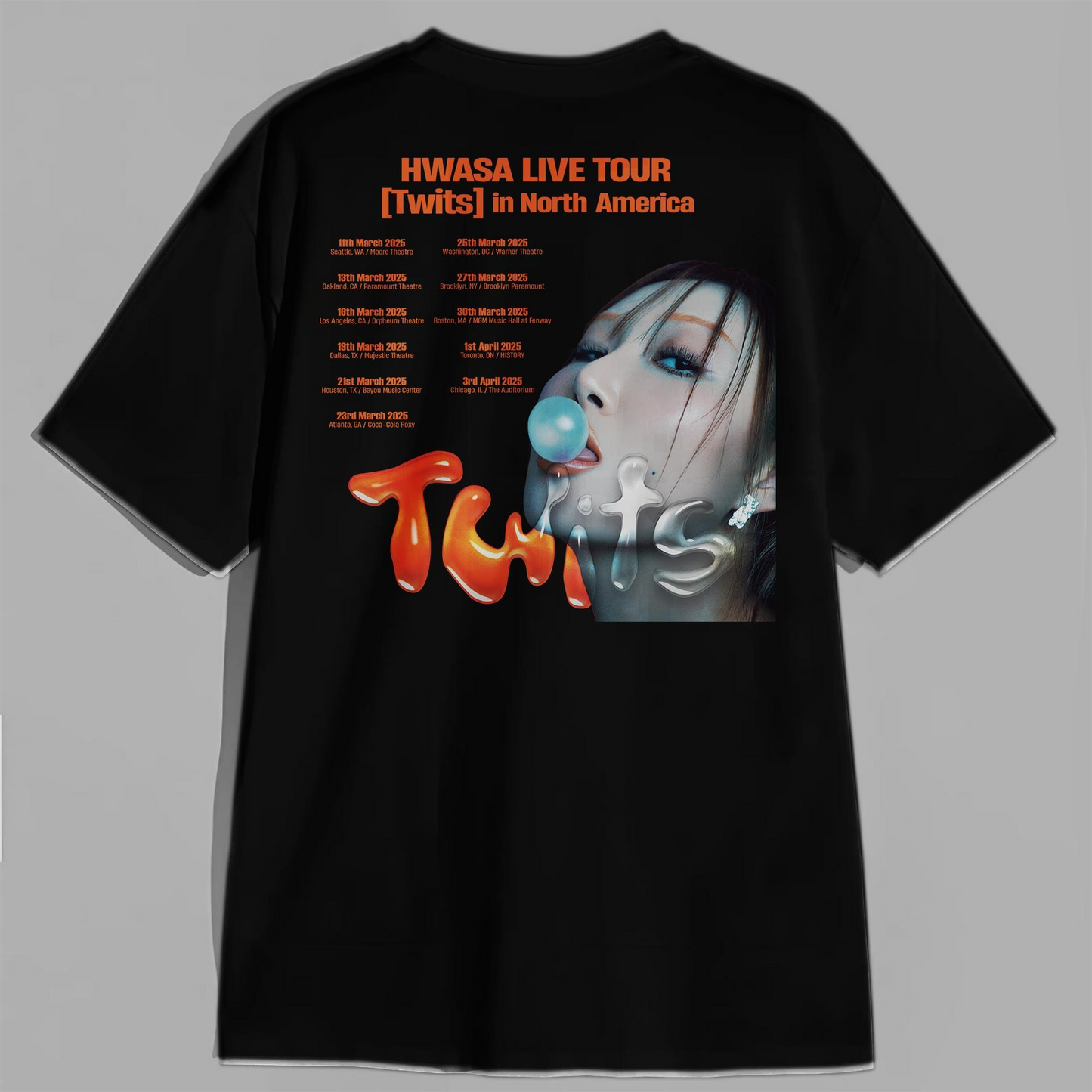 Hwasa Tour 2025 Shirt, Hwasa Shirt, Hwasa Tour in North America Shirt