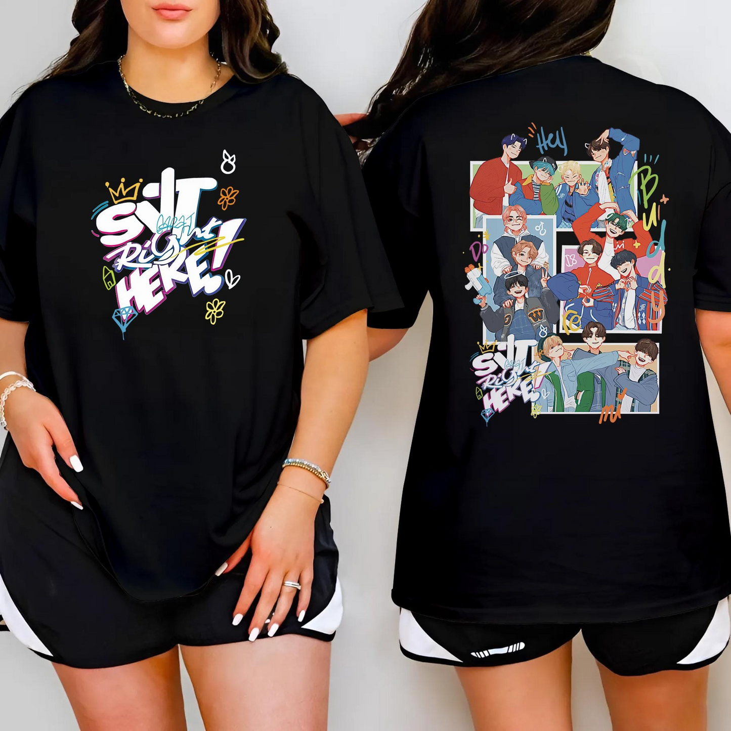 Cute Seventeen Right Here Shirt, Seventeen Shirt, Seventeen Kpop Shirt