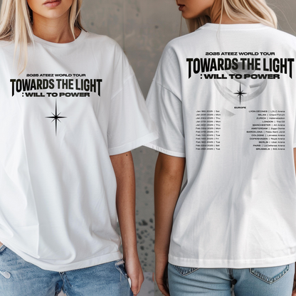 Ateez Towards The Light Shirt, Ateez Tour Shirt, Ateez Kpop Shirt