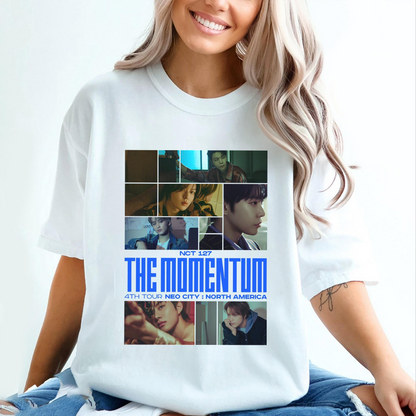 NCT 127 The Momentum Shirt, NCT 127 Tour Shirt, NCT Shirt