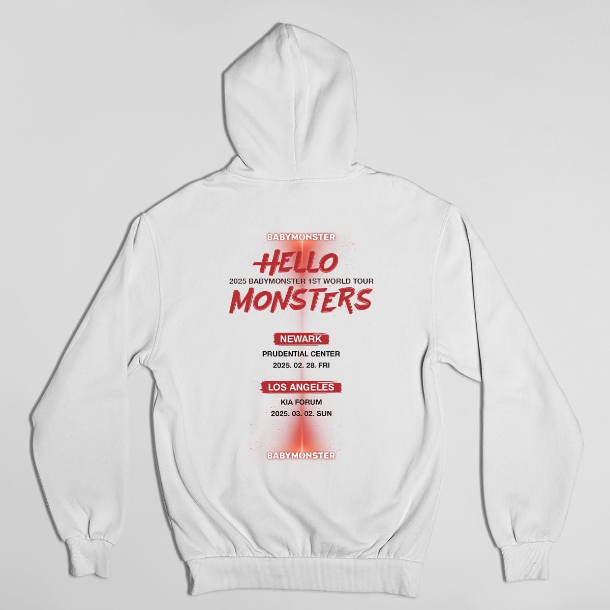 Babymonster Hoodie, Hello Monsters 1st World Tour Hoodie, Kpop Hoodie