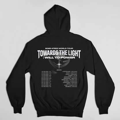 Ateez Towards The Light Tour Europe Hoodie, Ateez Europe Tour Hoodie