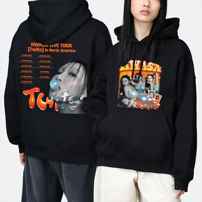 Hwasa Live Tour Twits Hoodie, Hwasa Tour Hoodie, Kpop Merch